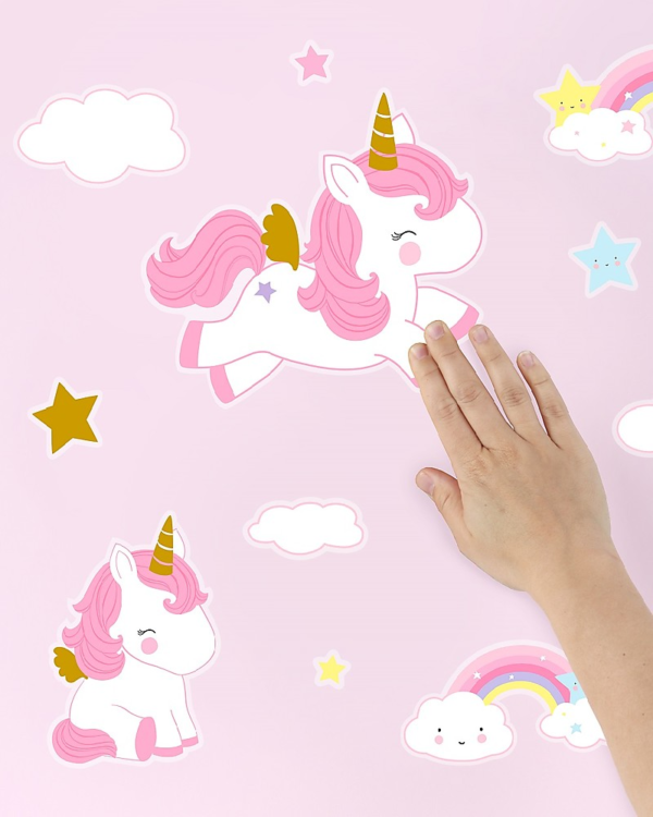 Stickers para pared. Unicornio. 28 piezas - Image 3